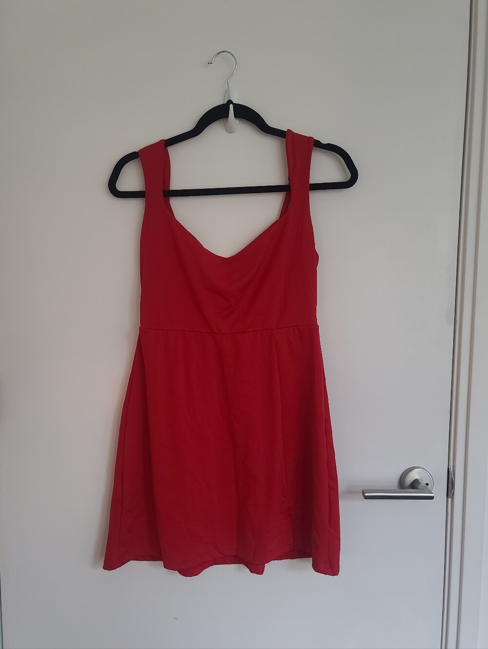 Super Flattering Red Mini Dress